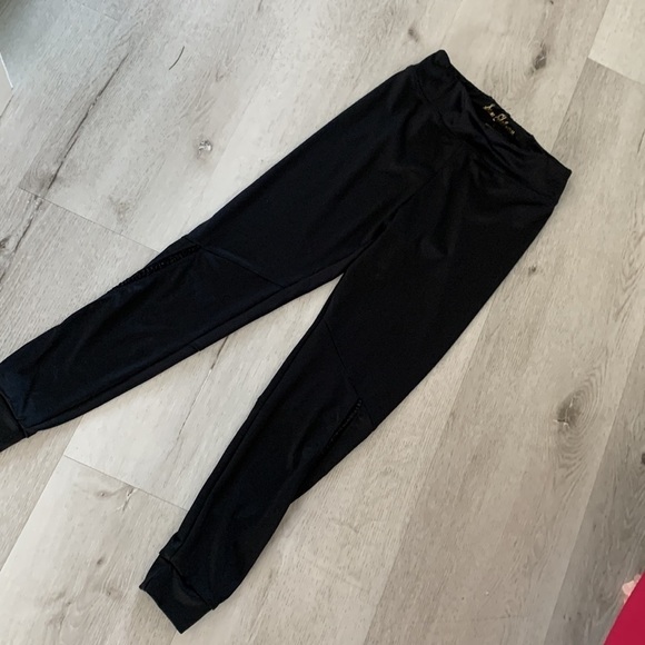 SAM EDELMAN black high rise cutout workout leggings size Small - Picture 3 of 11